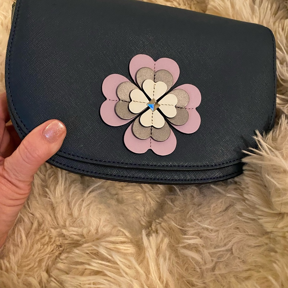 NWOT!! Elegant Kate Spade Navy Floral Women's Bag